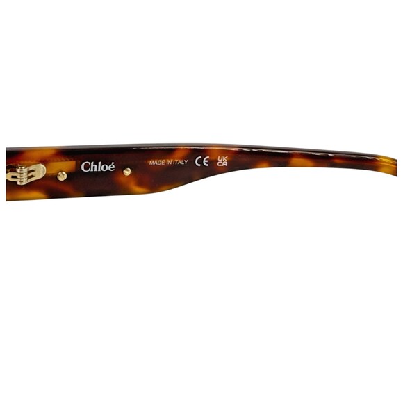 Chloe CH01230 Womens Plastic Eyeglass Frame 002 Havana 50-18 Italy main image 4
